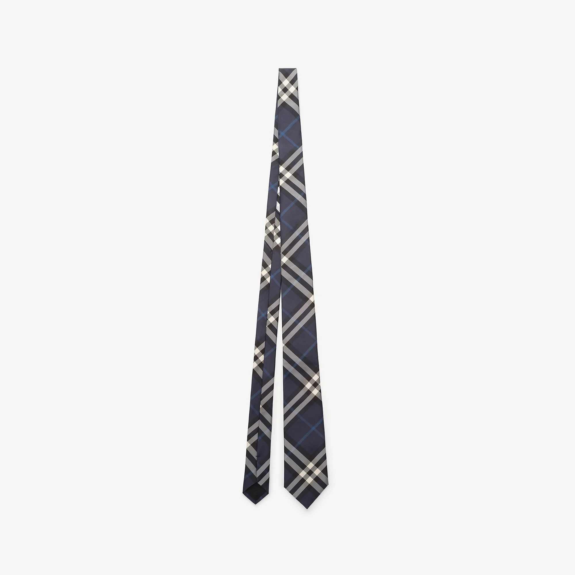 Check Silk Tie - 1