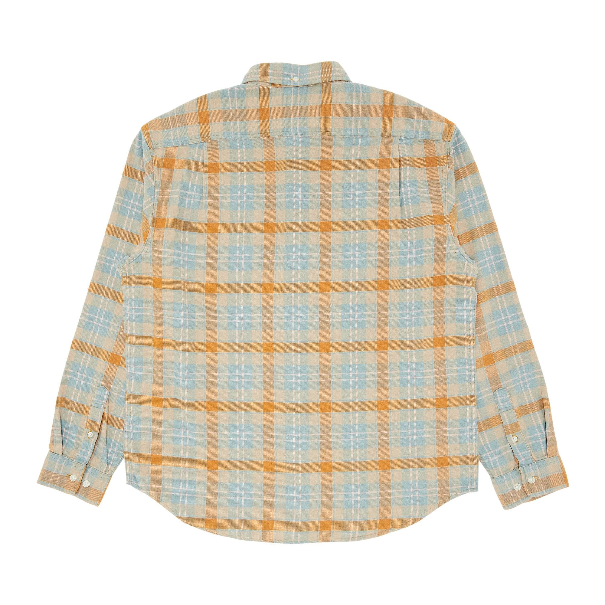 Supreme Plaid Flannel Shirt 'Tan' - 2