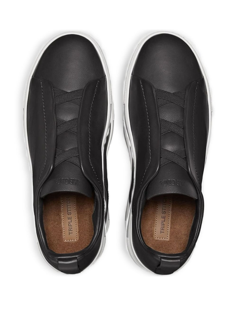 Triple Stitch™ leather sneakers - 3