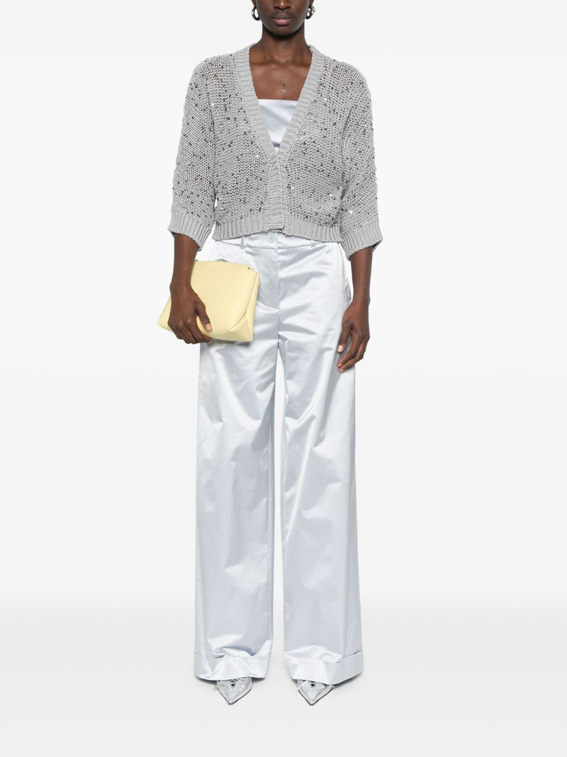 PESERICO sequin-embellished cardigan outlook