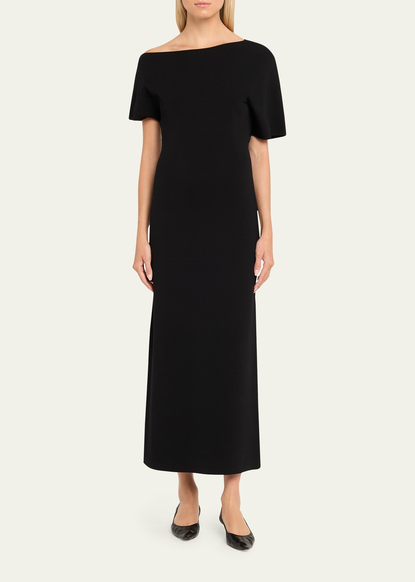 Asymmetric Knit Dress - 2