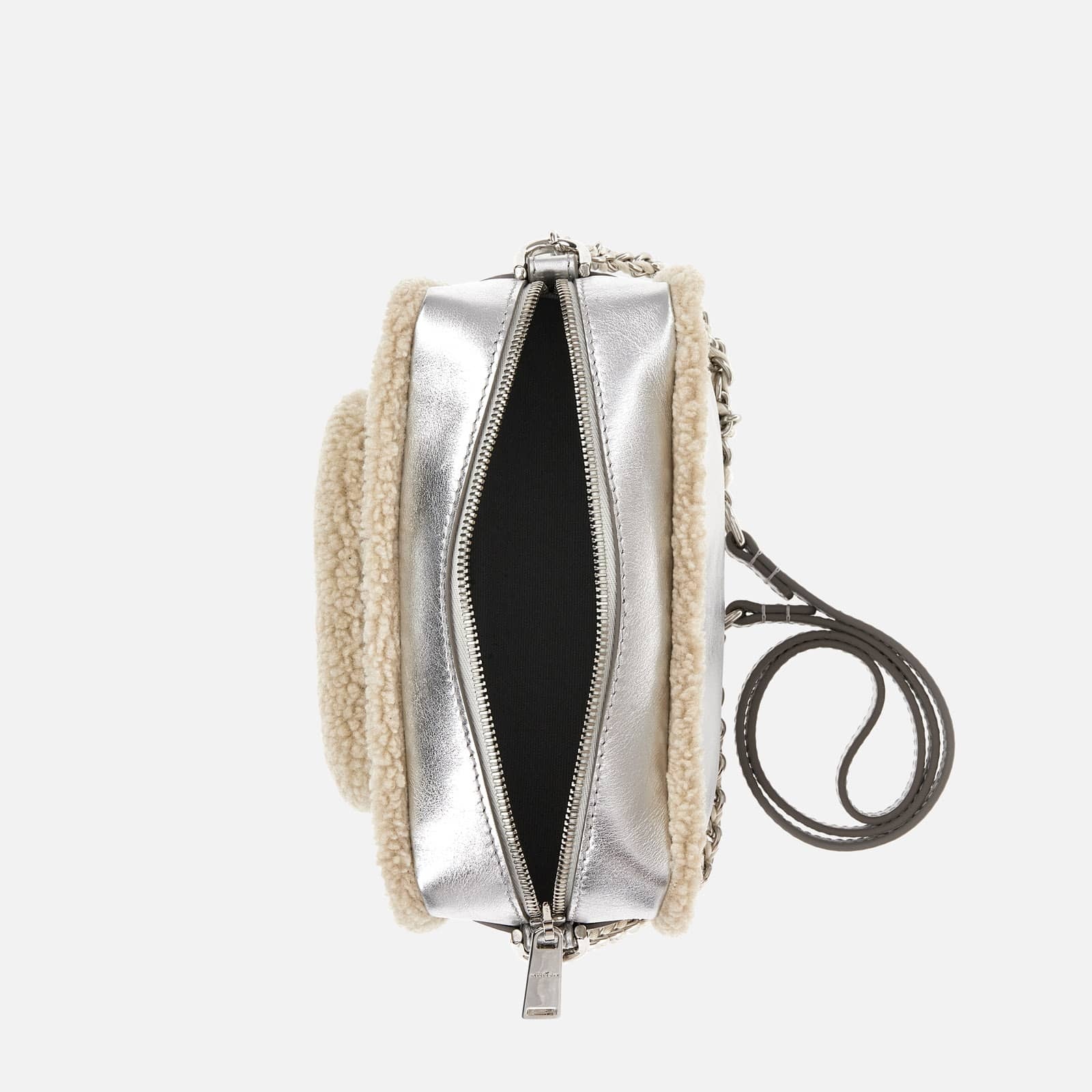 Hogan H-Bag Camera Bag Small Silver Beige Grey - 6