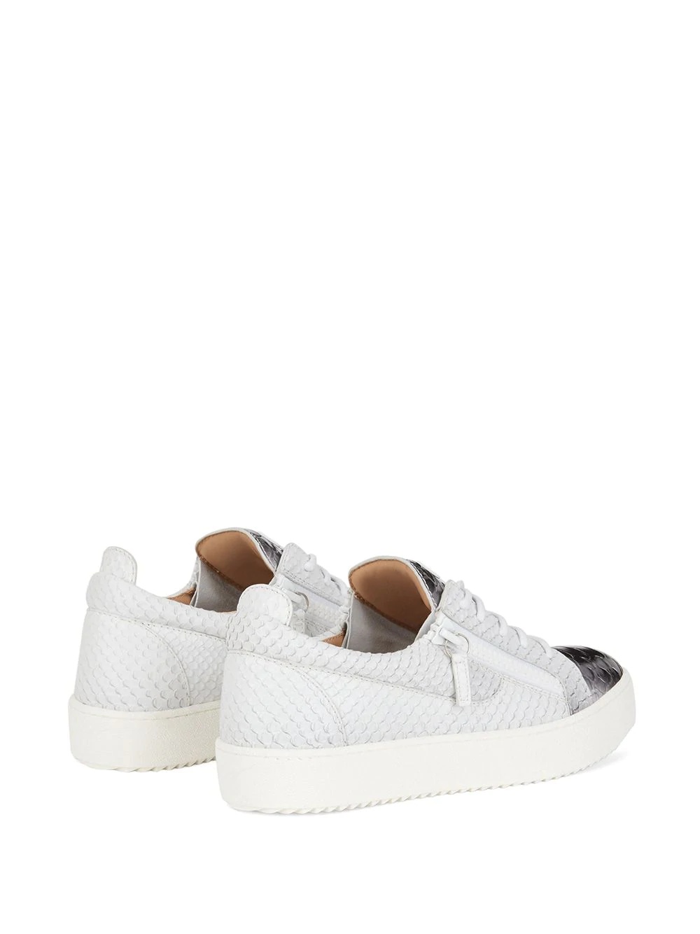 Frankie snakeskin-effect sneakers  - 3