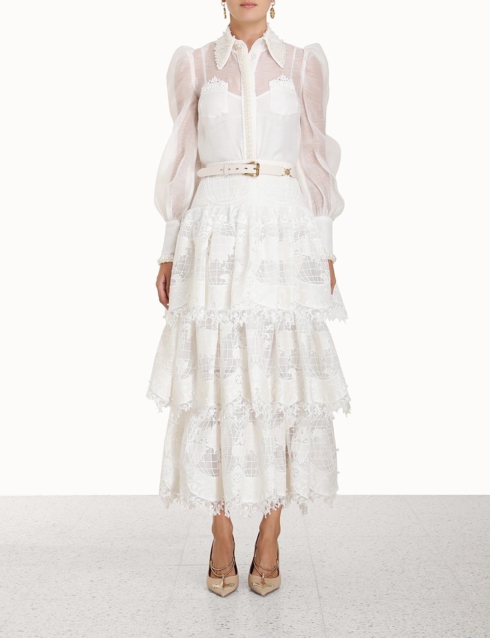 HIGH TIDE EMBROIDERED SKIRT - 2