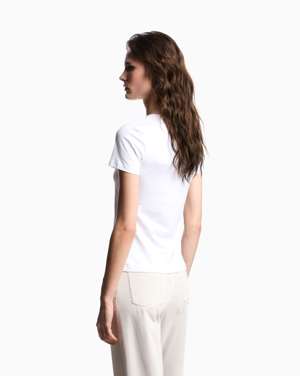 ASV STRETCH-JERSEY SLIM-FIT T-SHIRT WITH OVERSIZED EAGLE PATTERN - 3