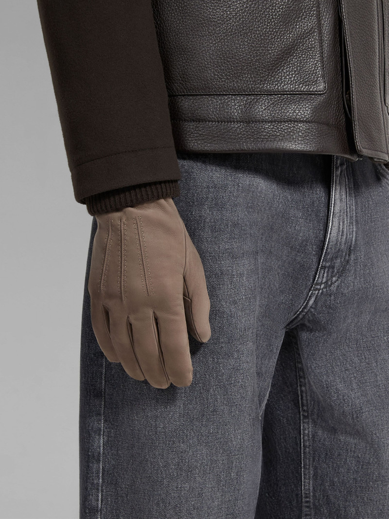 BROWN SECONDSKIN GLOVES 3