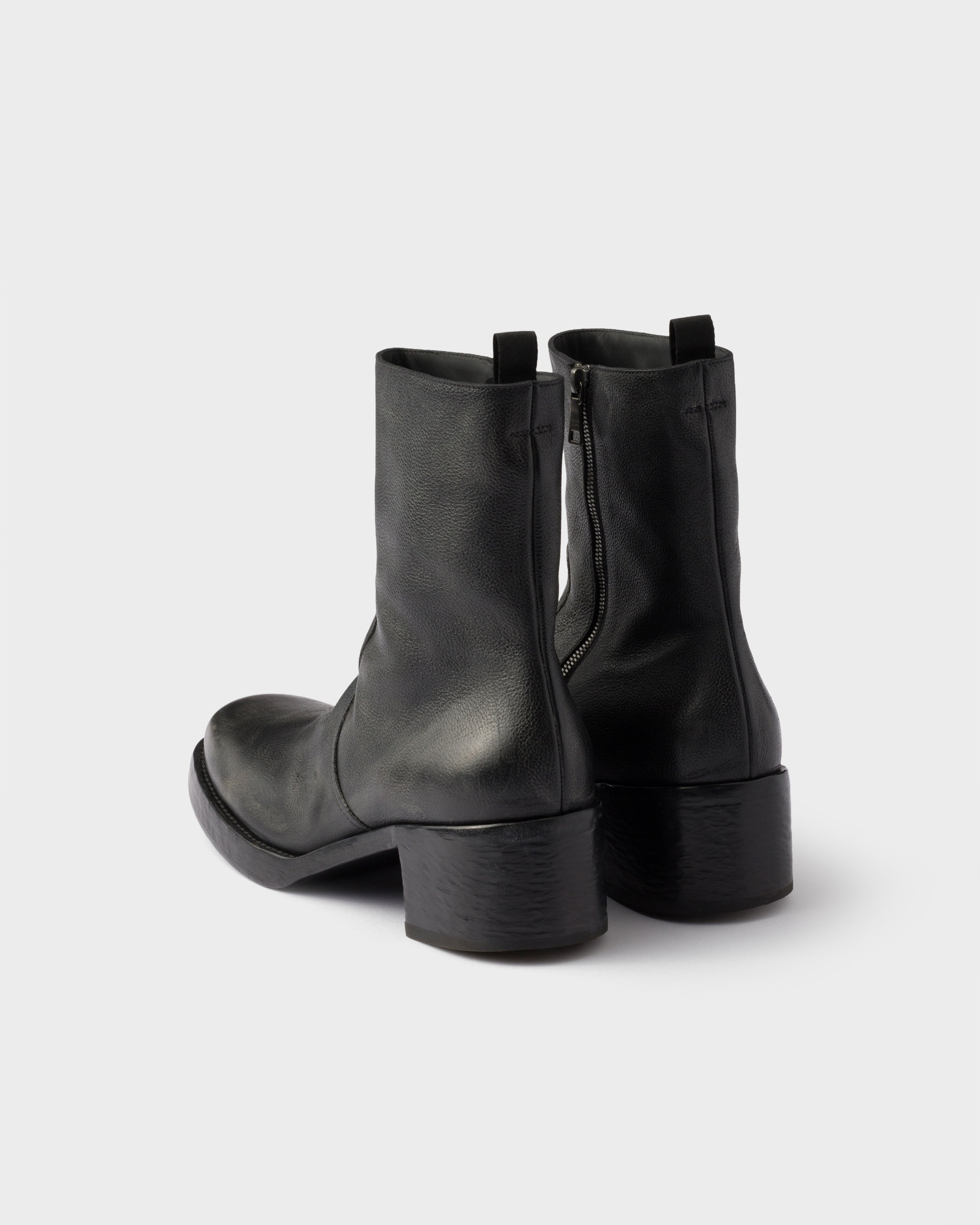 Leather booties - 5