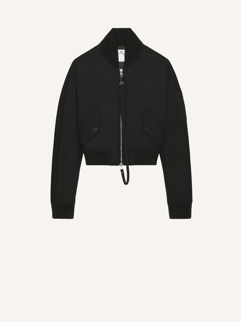 CROPPED SCUBA BOMBER JACKET 1