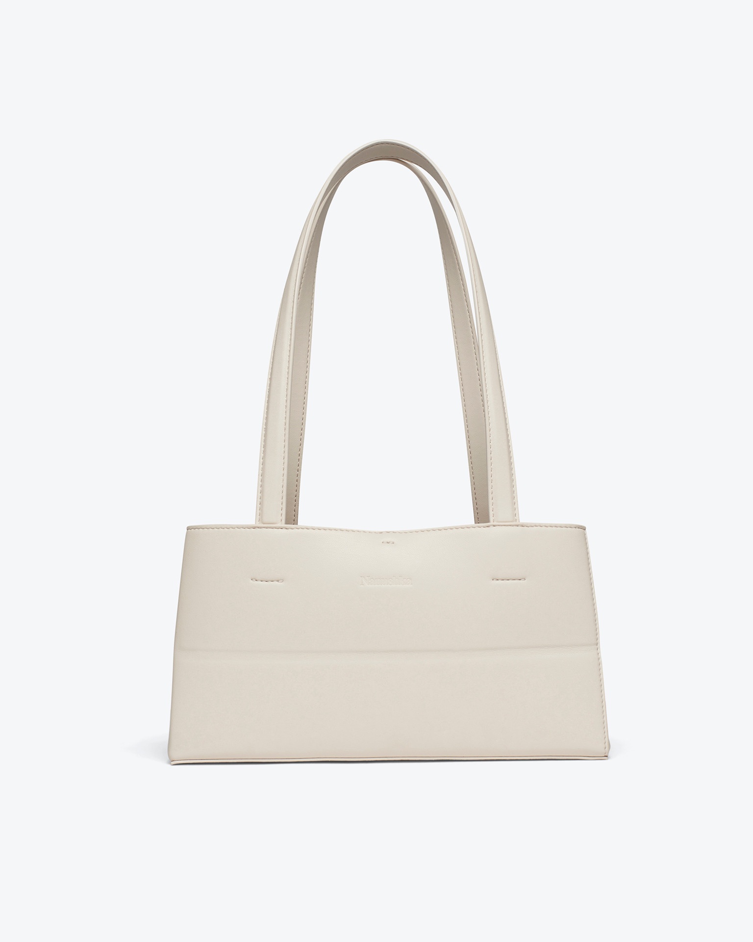 THE ORIGAMI BAGUETTE - Alt-nappa bag - Off-white - 1