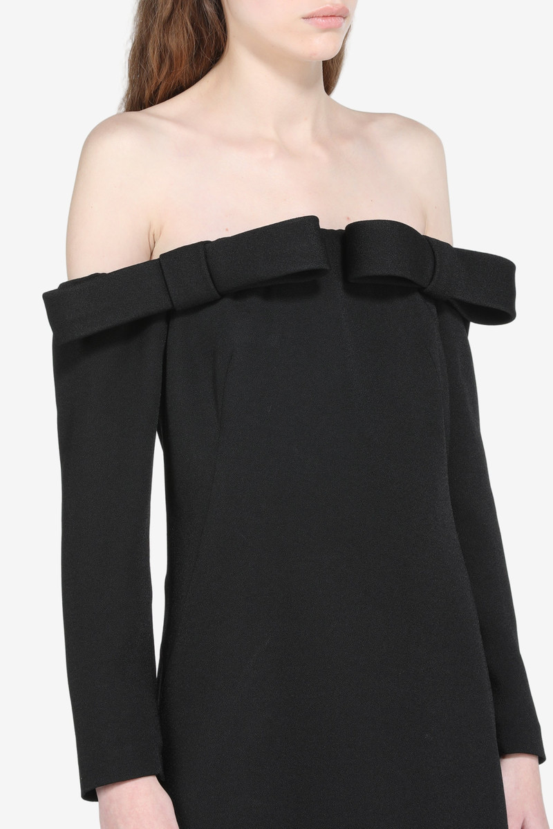 LONG-SLEEVED DRESS WITH OFF-THE-SHOULDERS 4