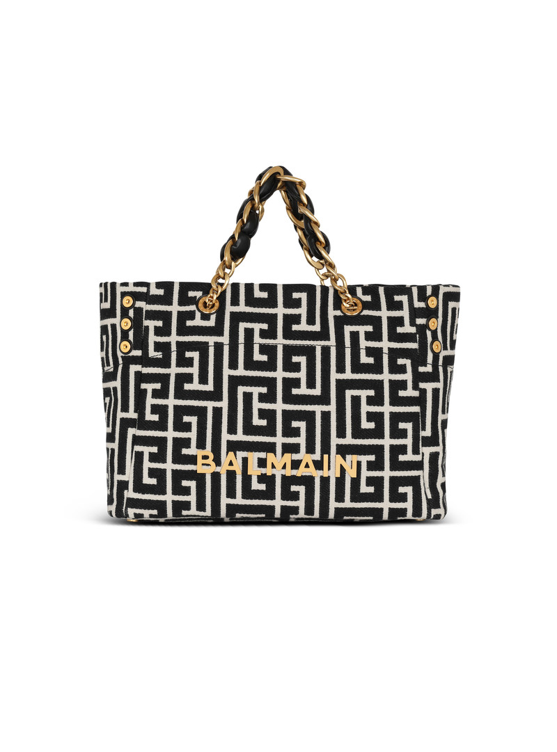 1945 Soft monogrammed jacquard tote bag - 1