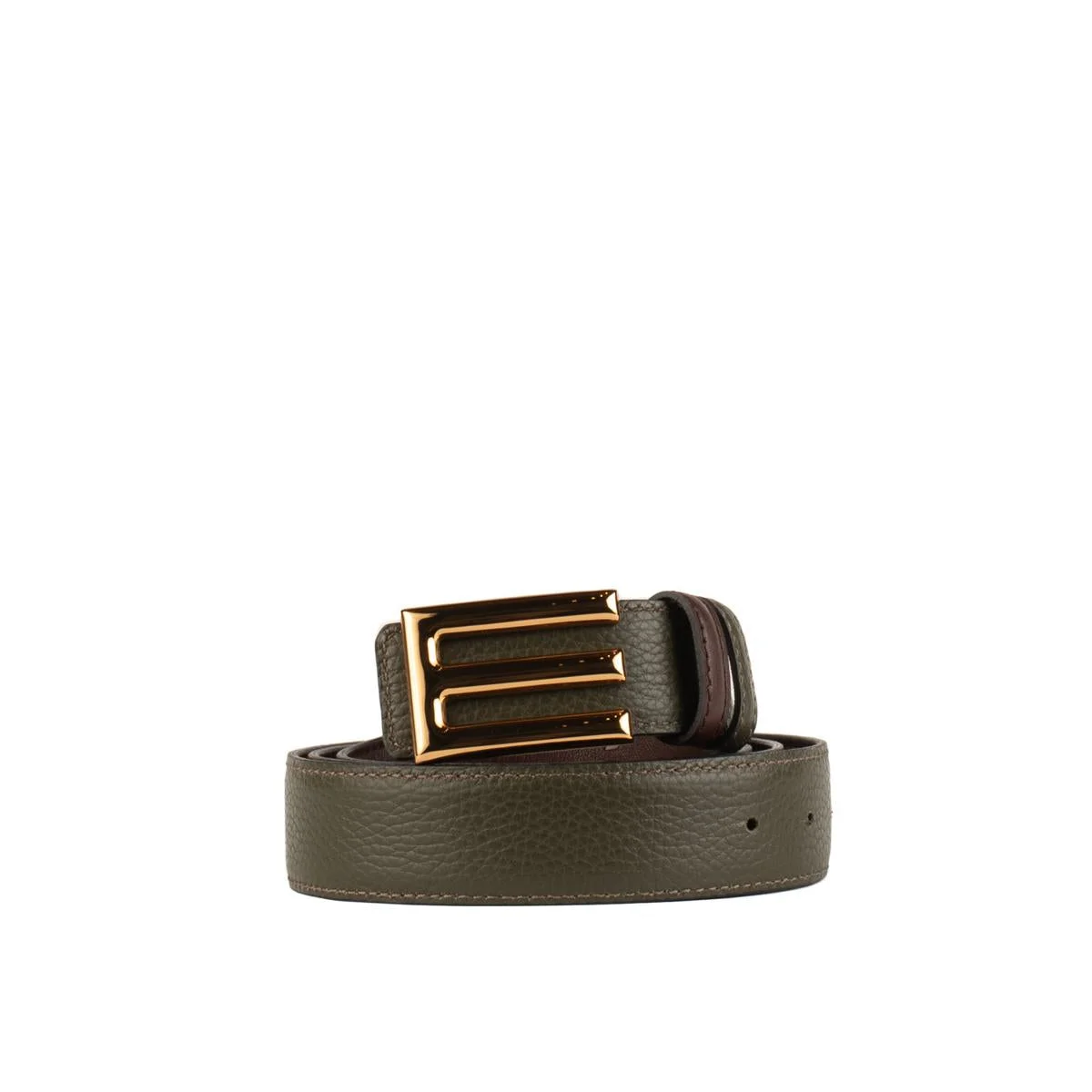 ETRO GREENISH REVERSIBLE BELT - 1