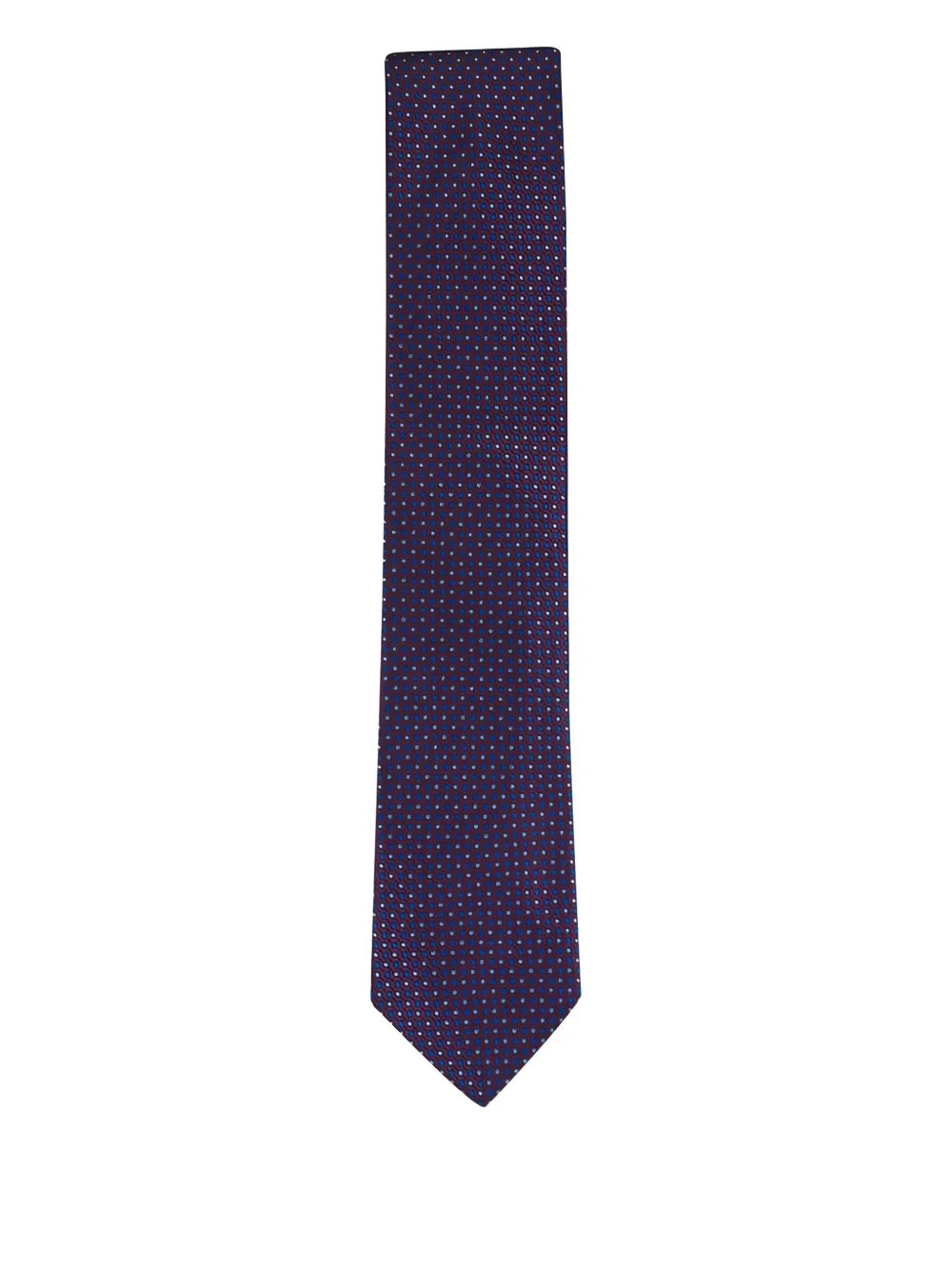 dotted silk tie - 1