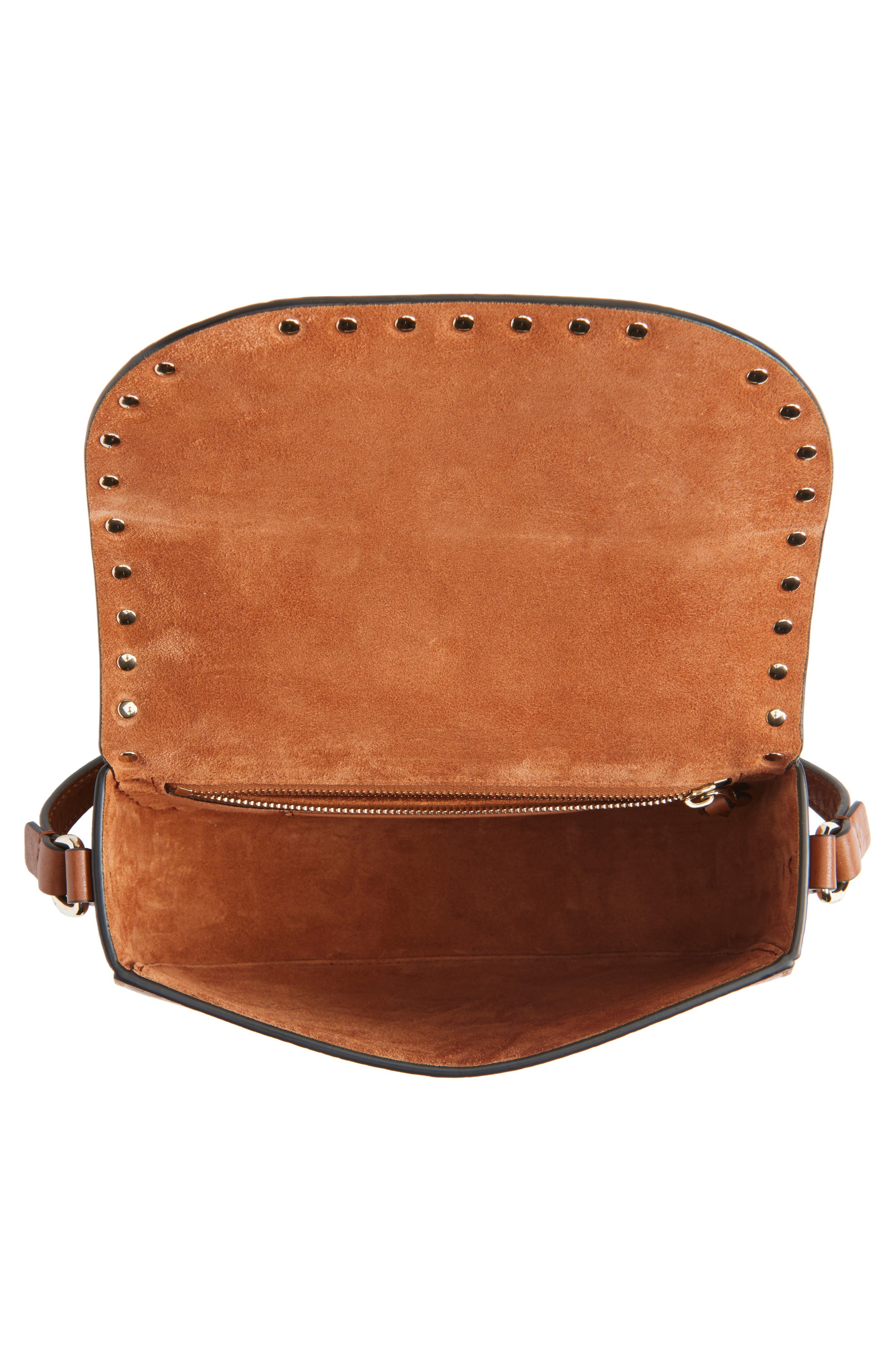 Valentino Garavani Small Rockstud Saddle Crossbody Bag at Nordstrom - 4