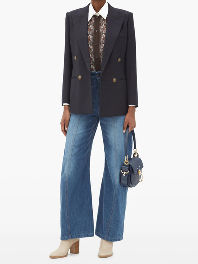 Chloé Polka-dot crepe blouse outlook