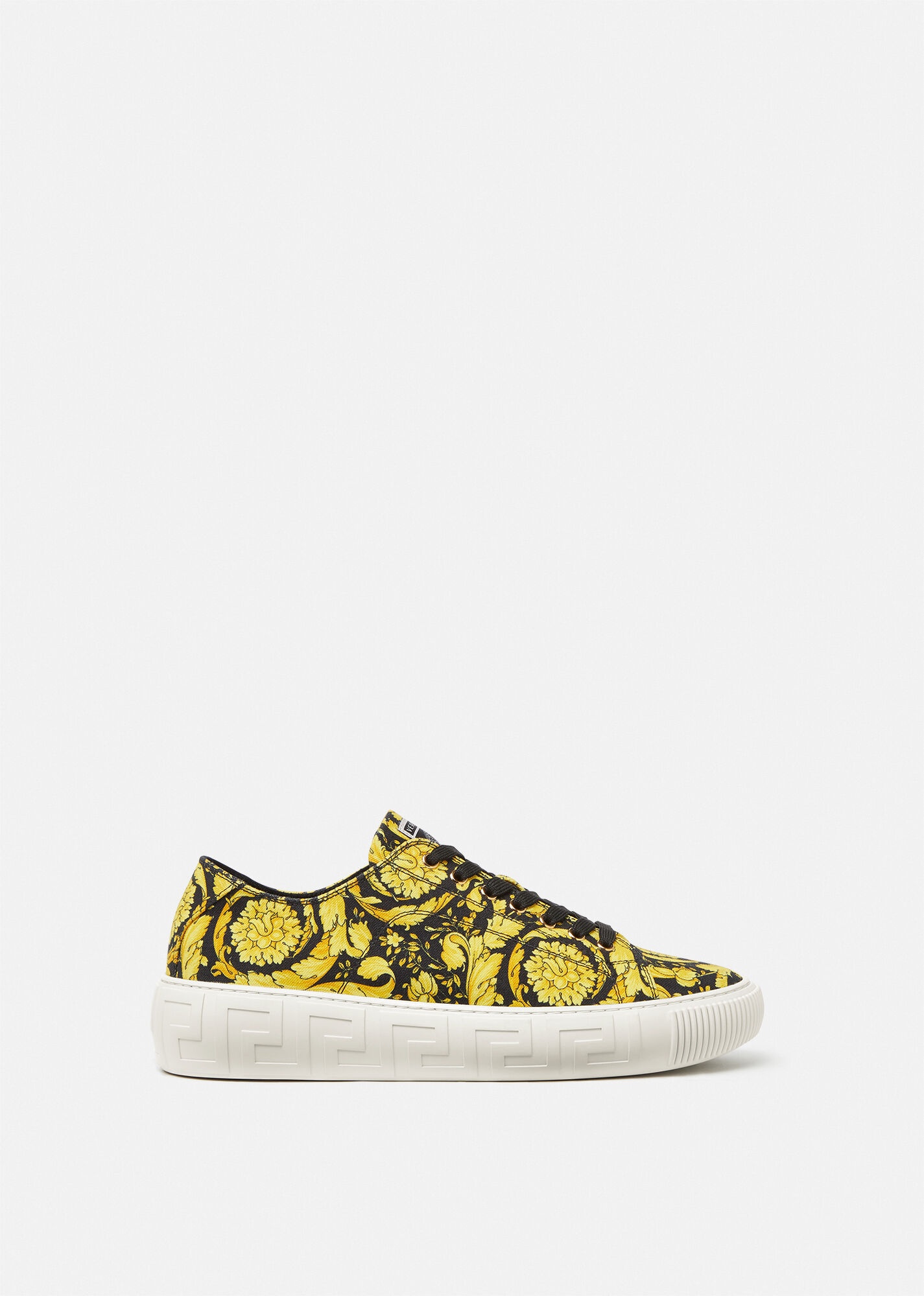 Greca Barocco Print Sneakers - 1