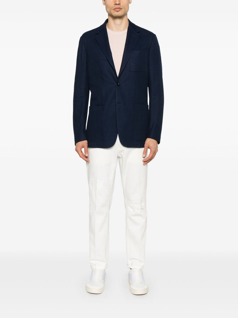 Canali textured blazer outlook