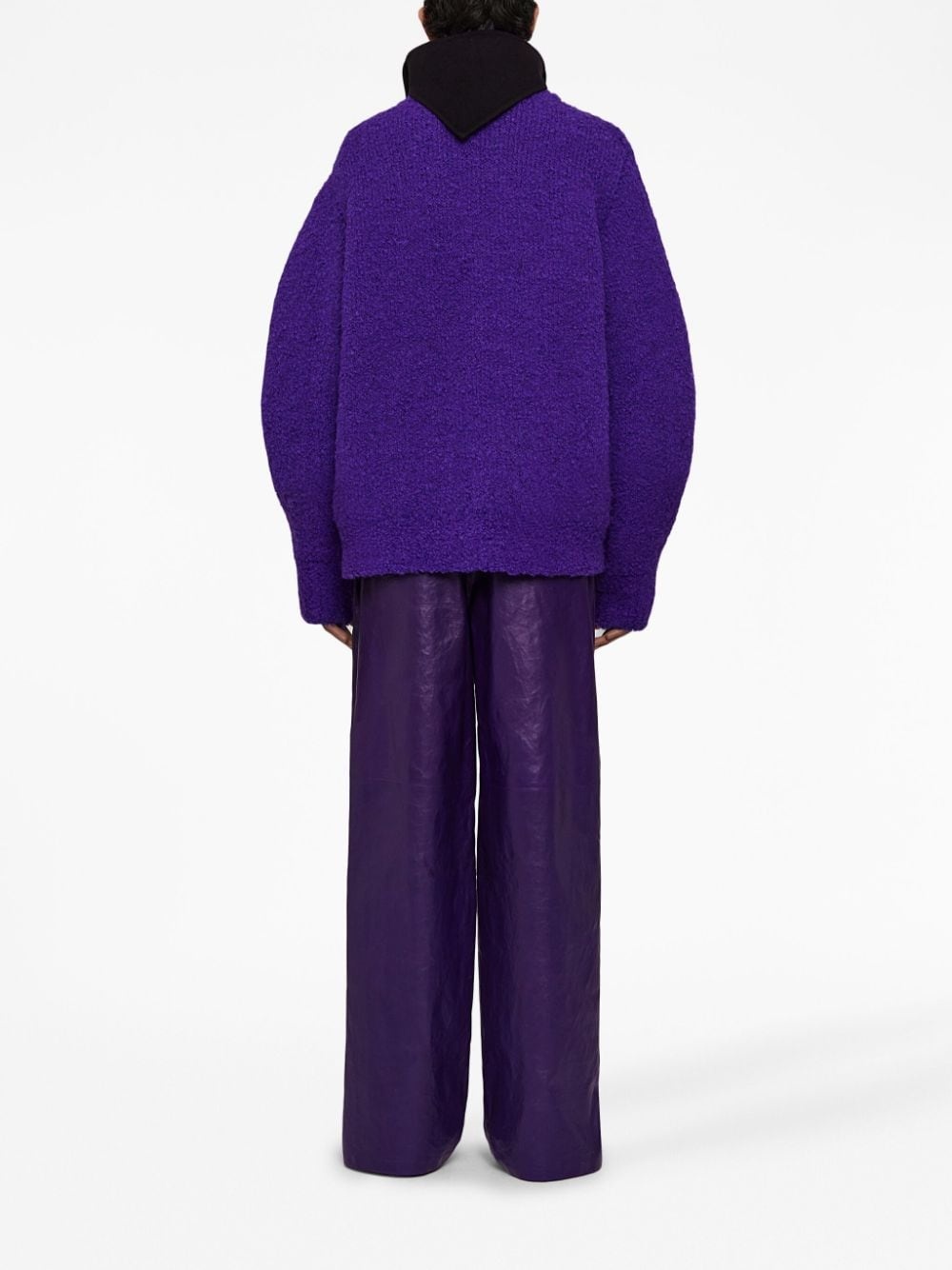 loose-fit slit trousers - 4