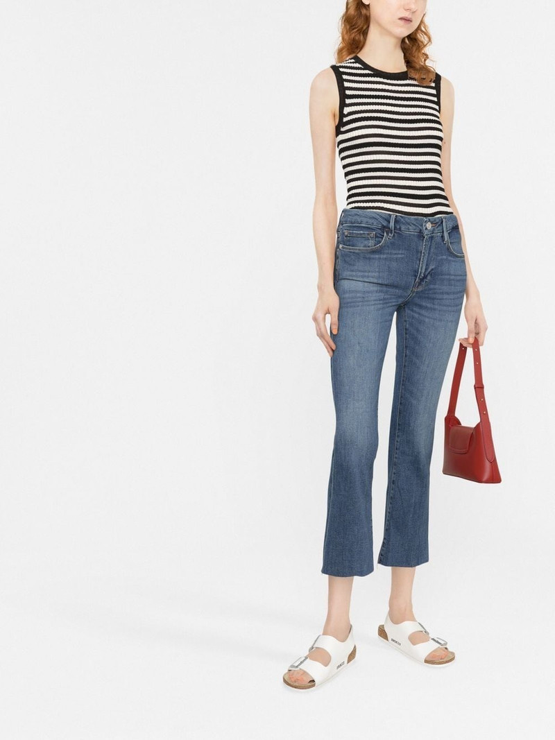 FRAME Le Crop bootcut jeans outlook