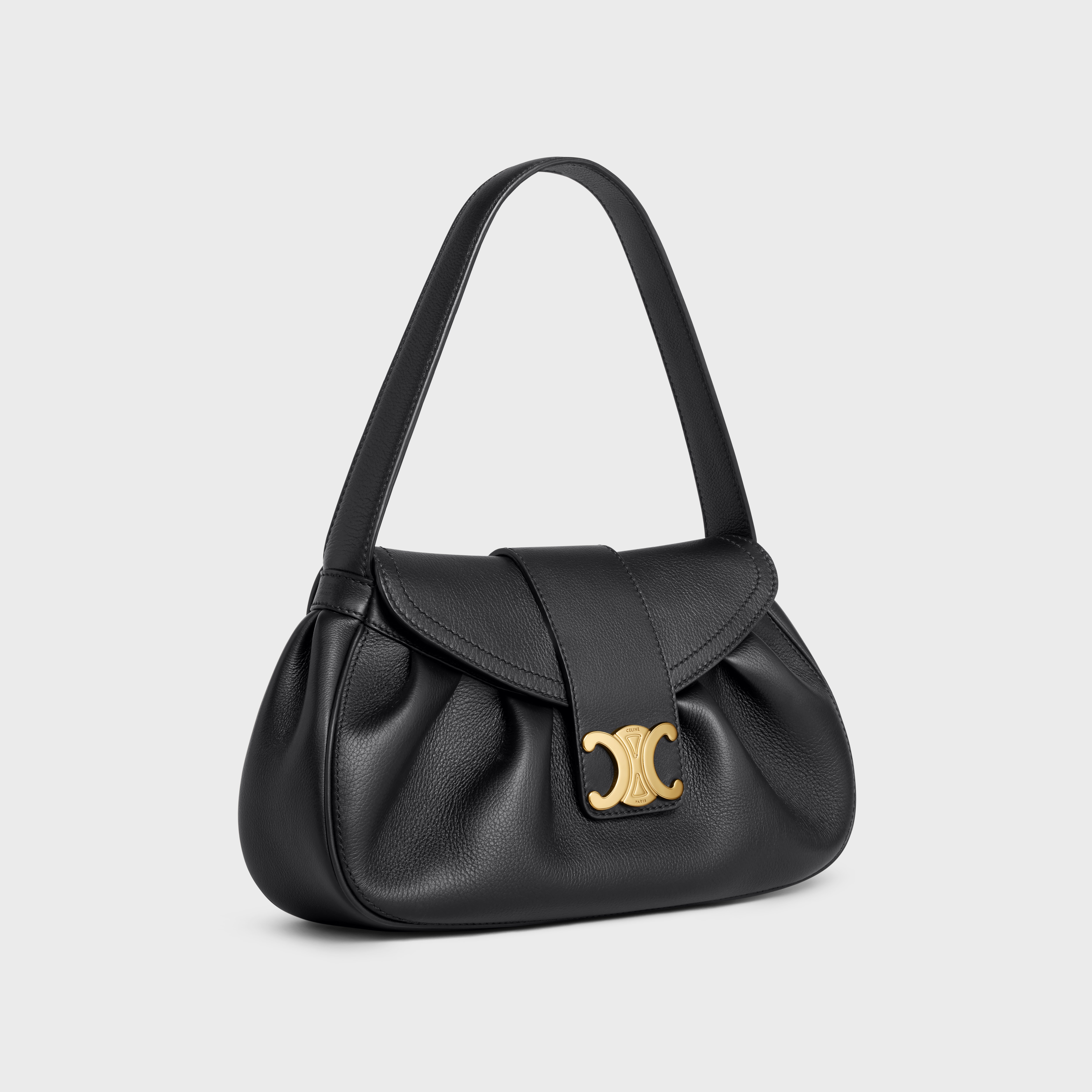 MEDIUM POLLY BAG in SUPPLE CALFSKIN - 2