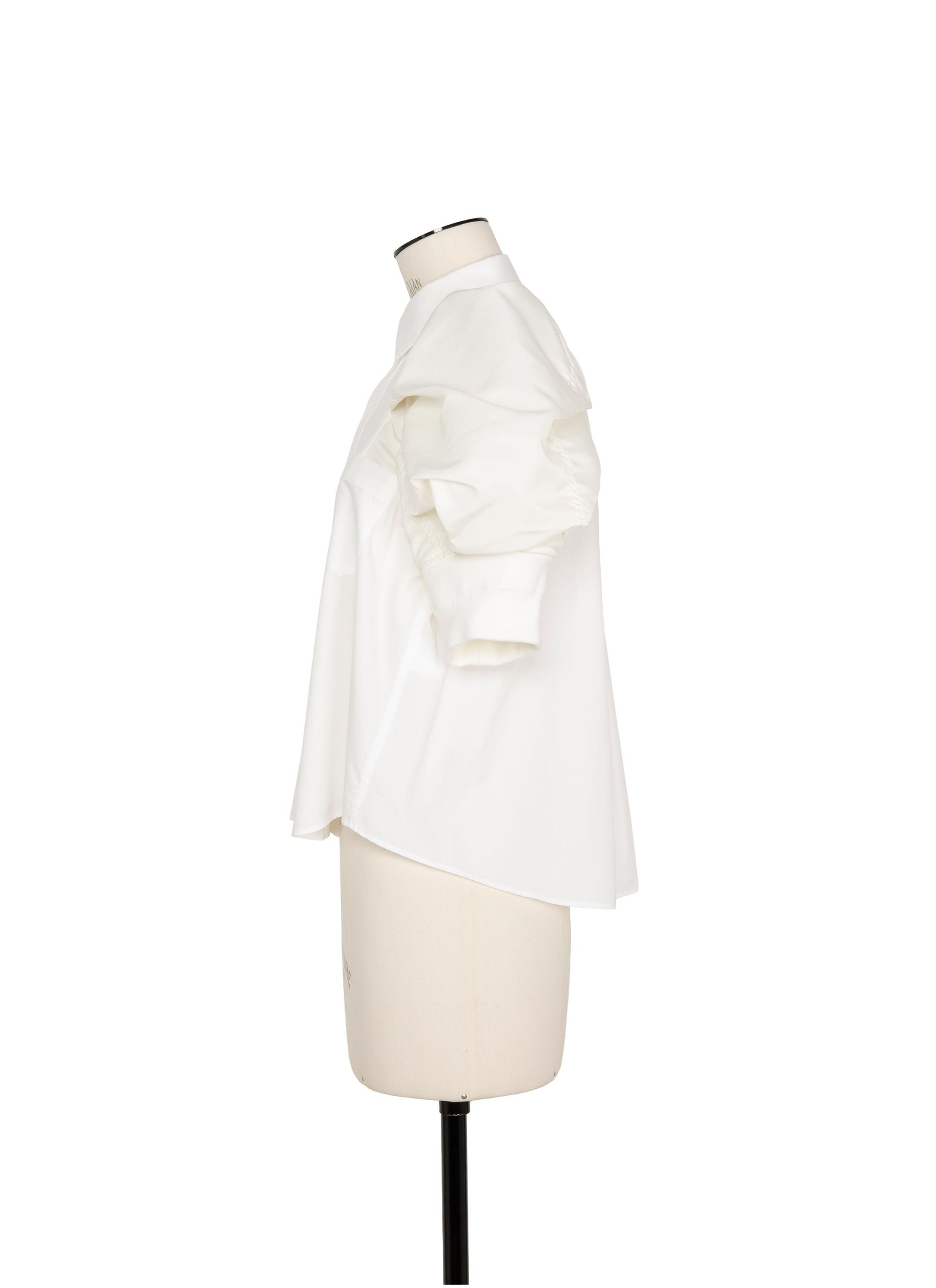 Cotton Poplin x Nylon Twill Shirt - 3