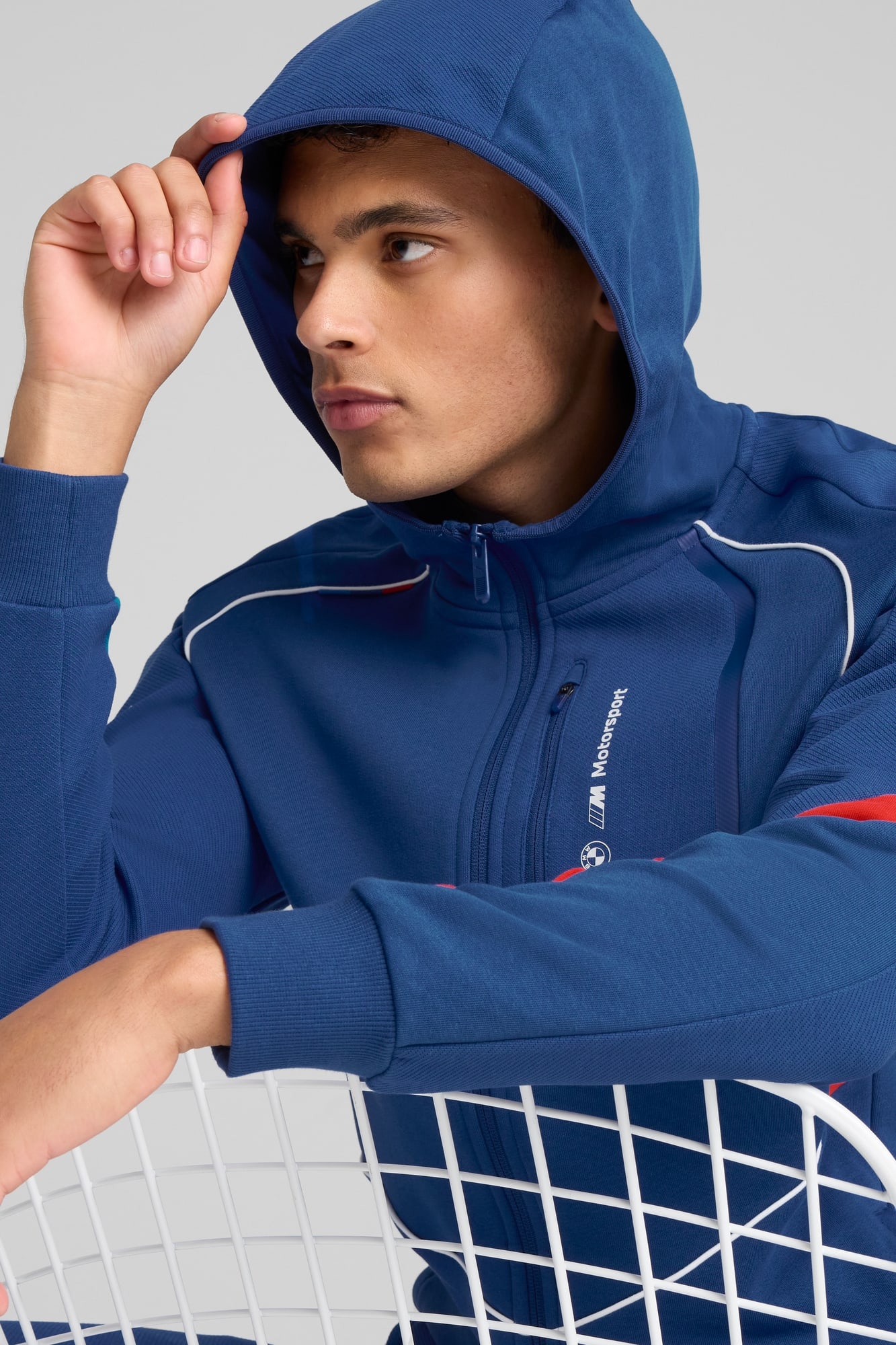 BMW M Motorsport Men's Hooded Jacket - 7