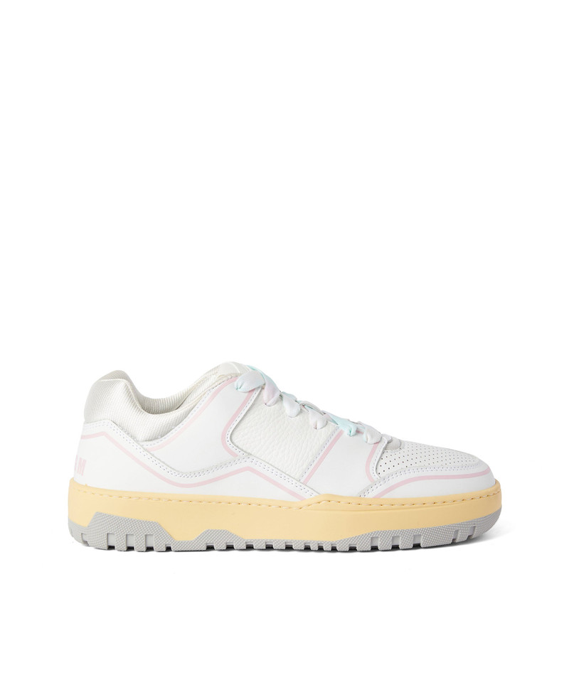 MSGM MSGN retro basketball sneakers outlook