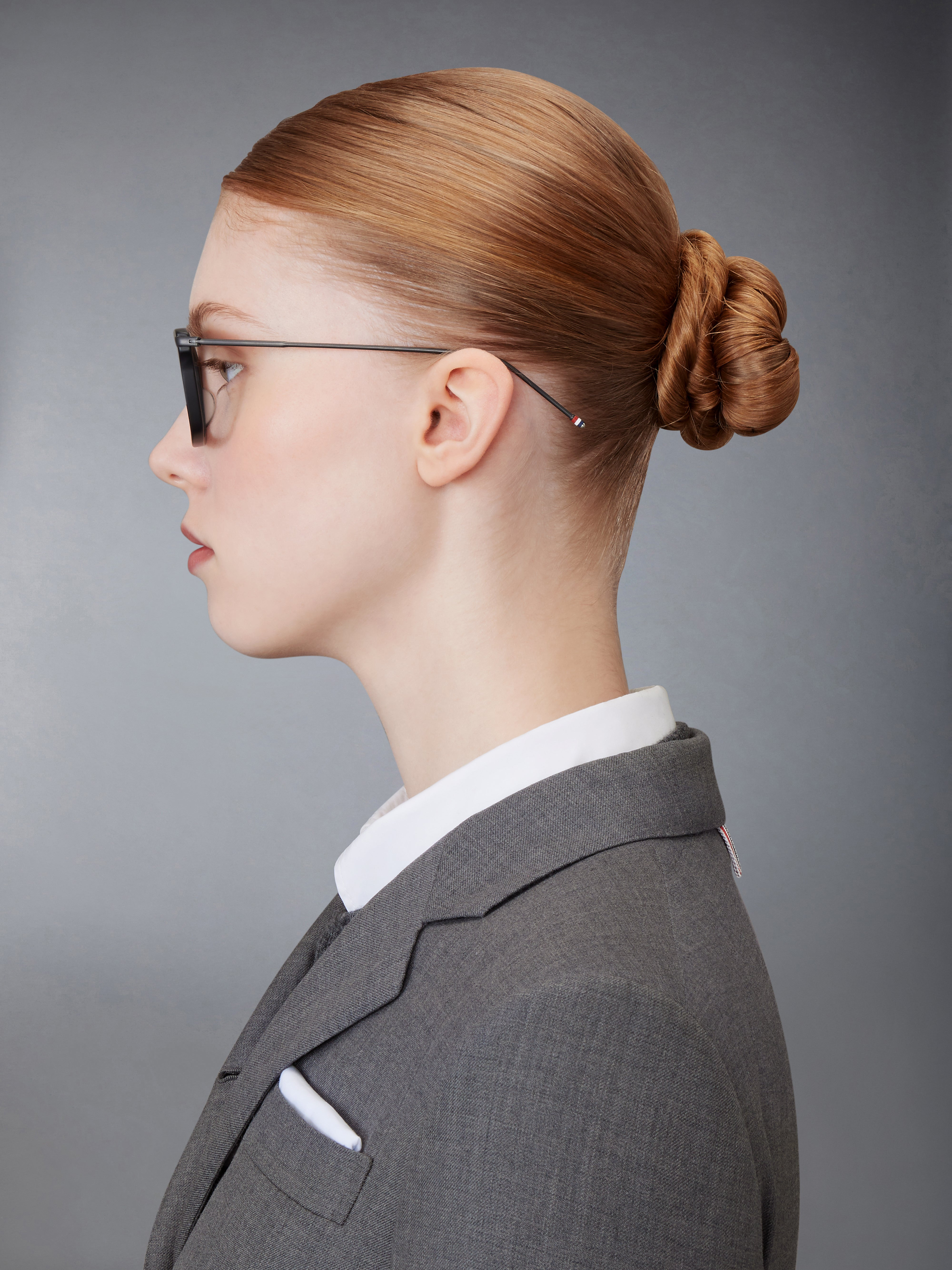 Acetate And Titanium Rectangular Eyeglasses - 4