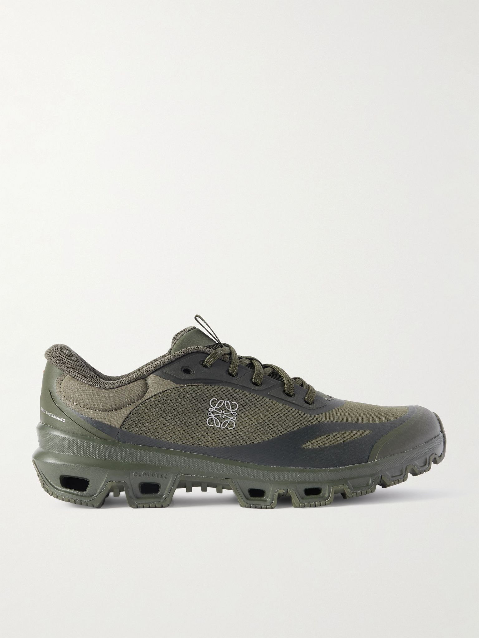 + ON Cloudventure 2.0 Rubber-Trimmed Mesh Sneakers Green - 1