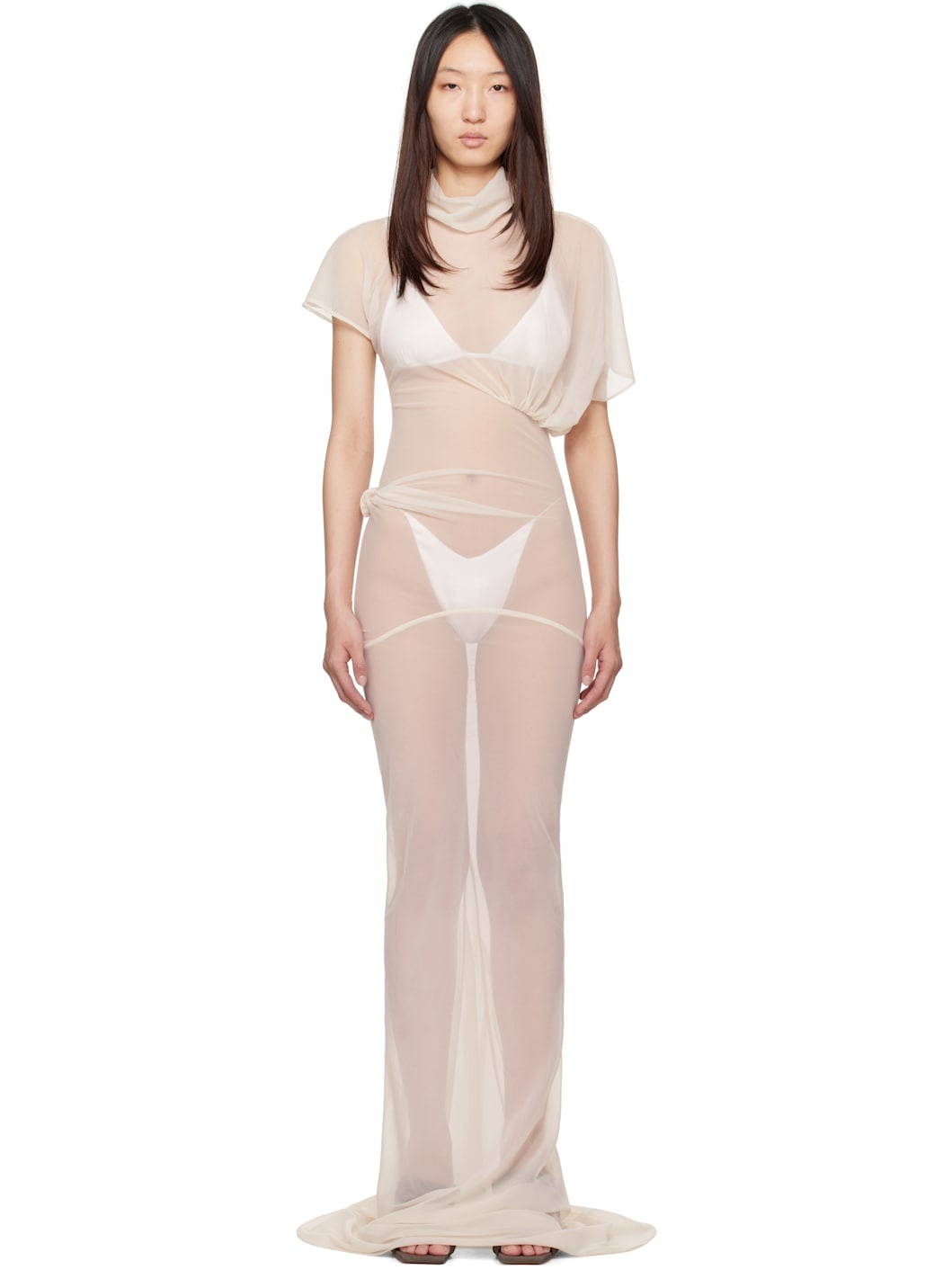 White Hollywood Lilith Maxi Dress - 1