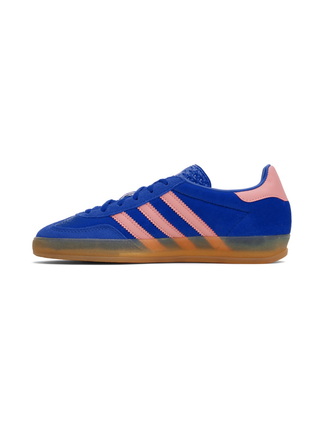 Blue & Pink Gazelle Indoor Sneakers - 3
