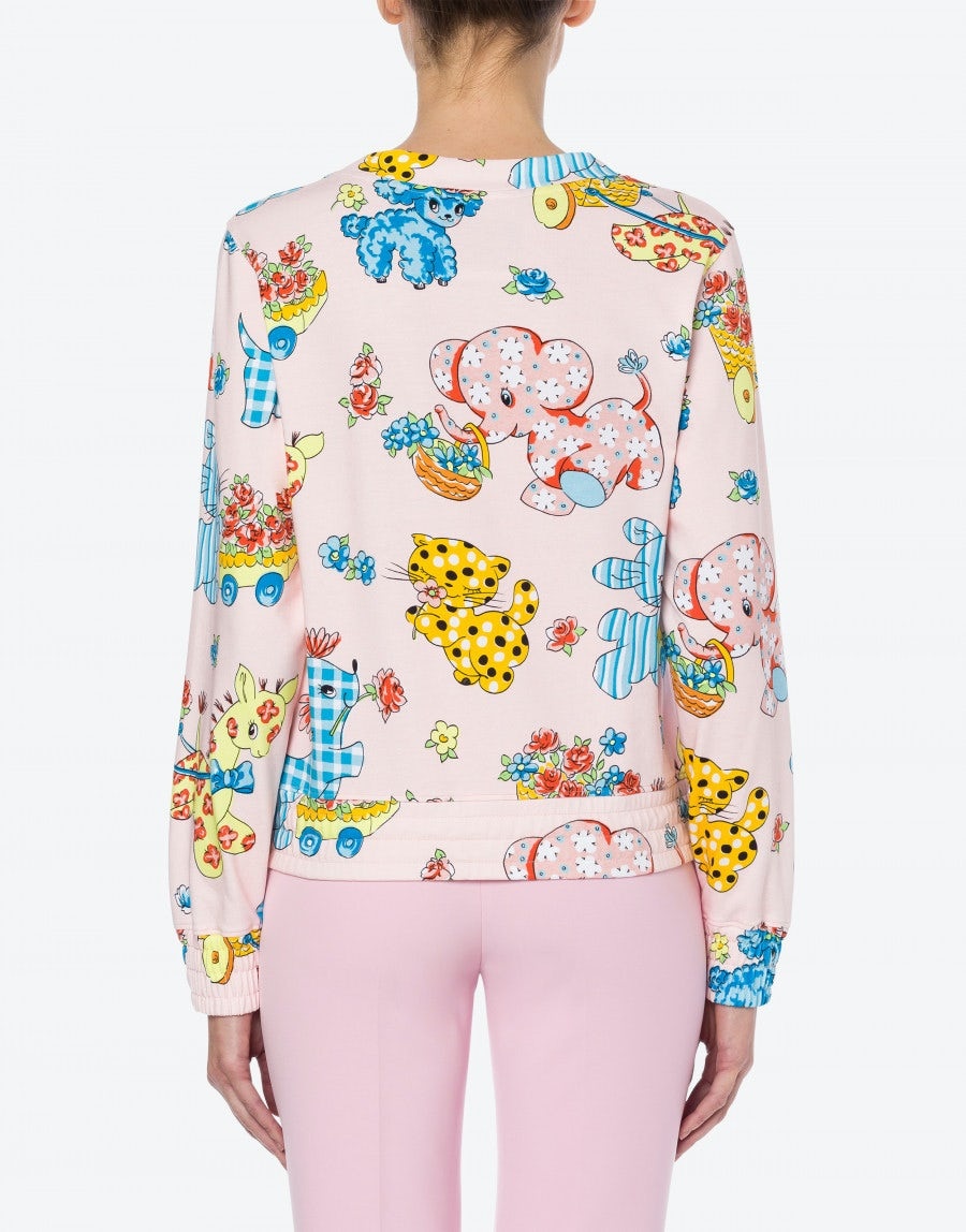 CALICO ANIMALS INTERLOCK SWEATSHIRT - 3