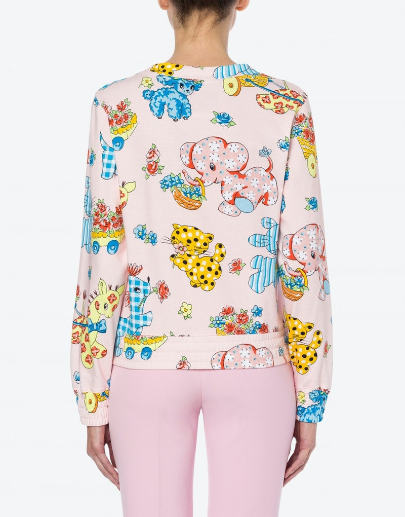 CALICO ANIMALS INTERLOCK SWEATSHIRT 3