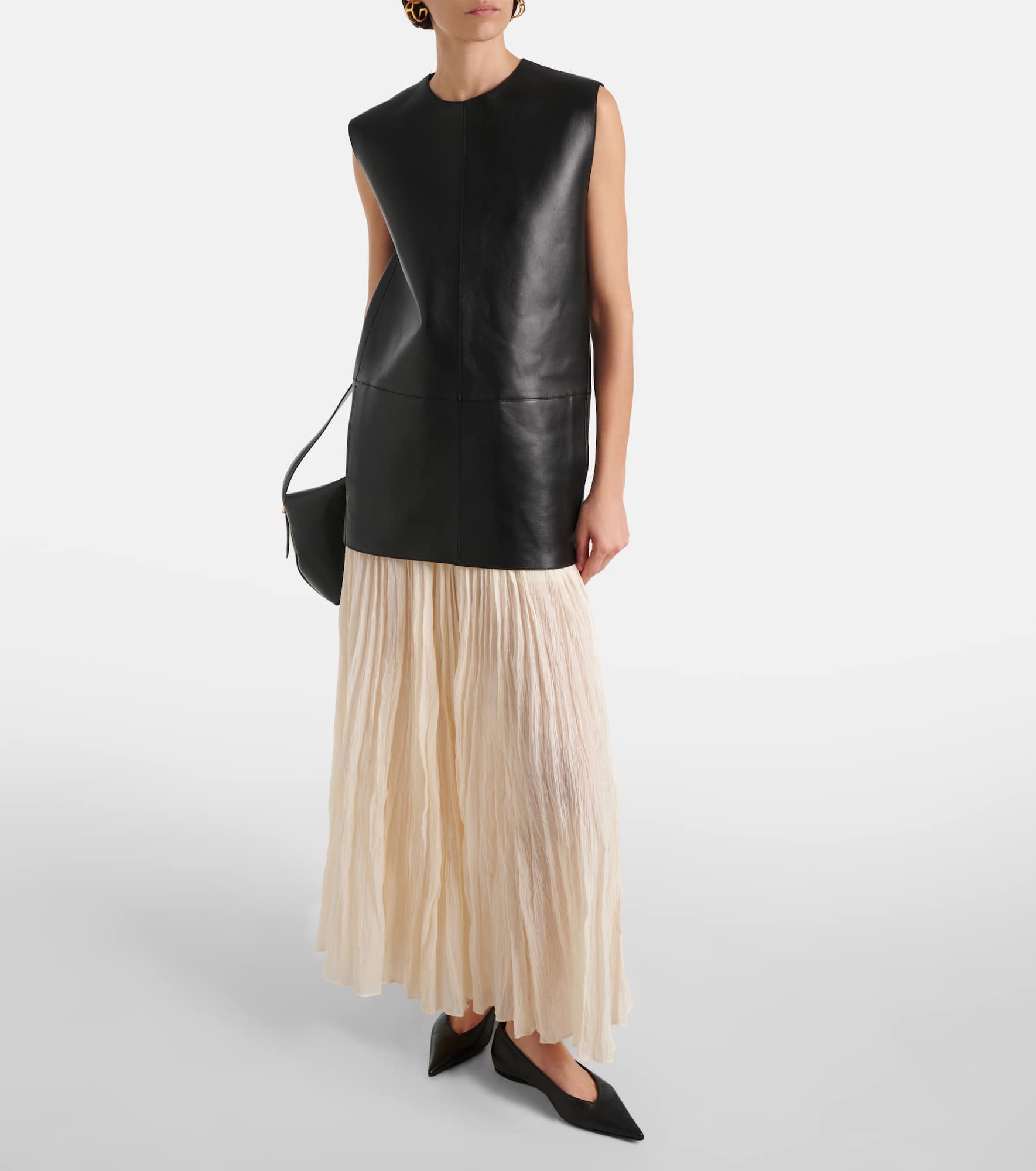 Leather top - 2