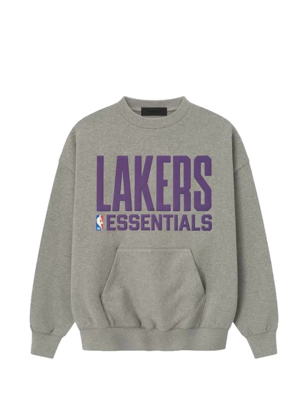 lakers sports fit crewneck sweatshirt - 1