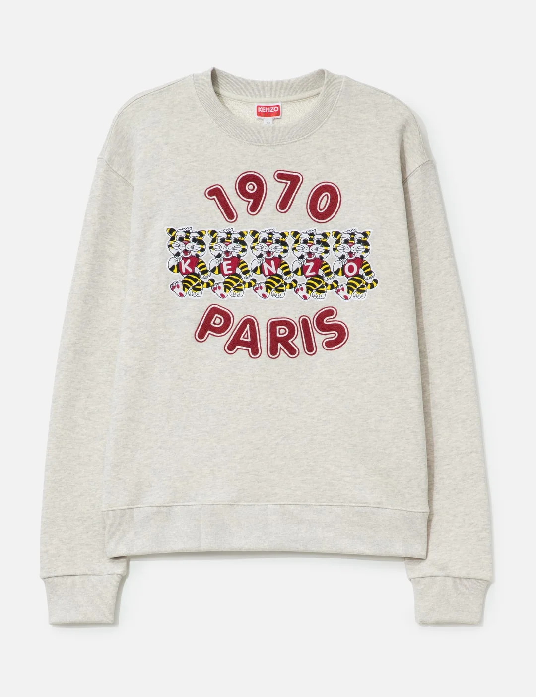 'KENZO WILD TIGER' EMBROIDERED SWEATSHIRT - 1