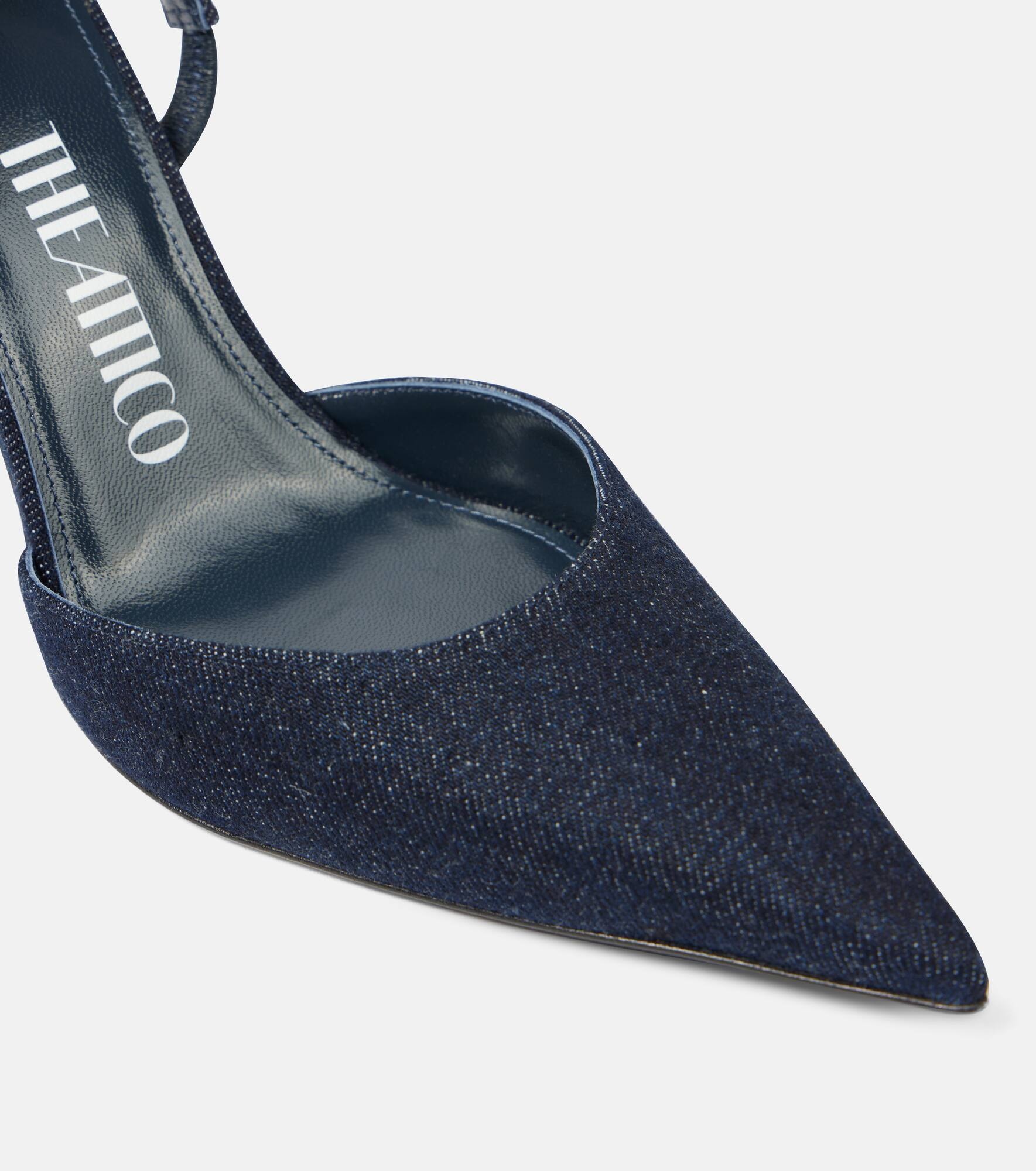 Ester 95 denim slingback pumps - 6