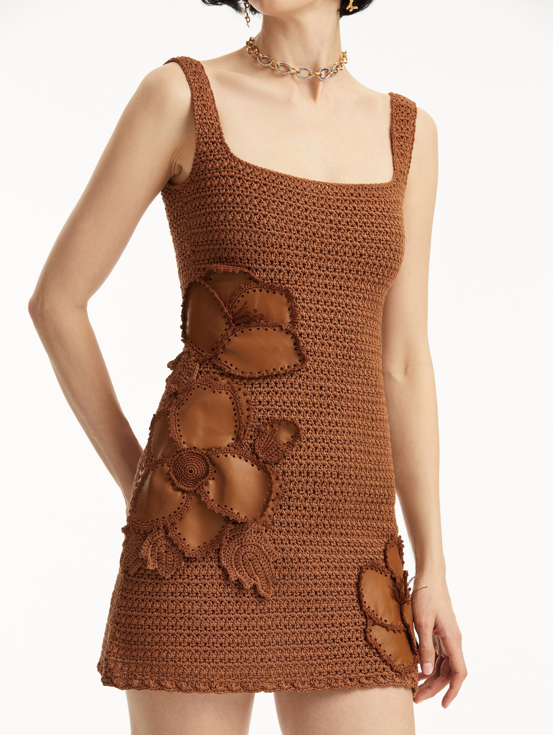 CHERRY BLOSSOM CROCHET DRESS - 5