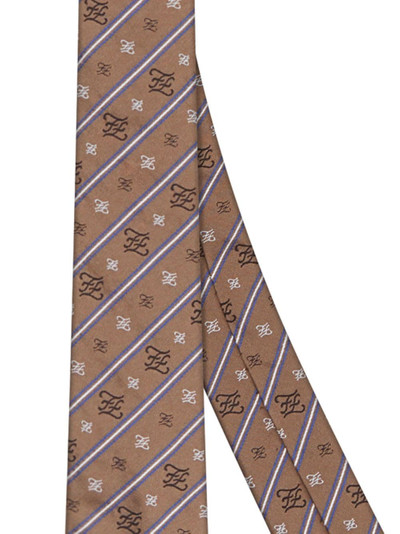 FENDI FF motif tie outlook