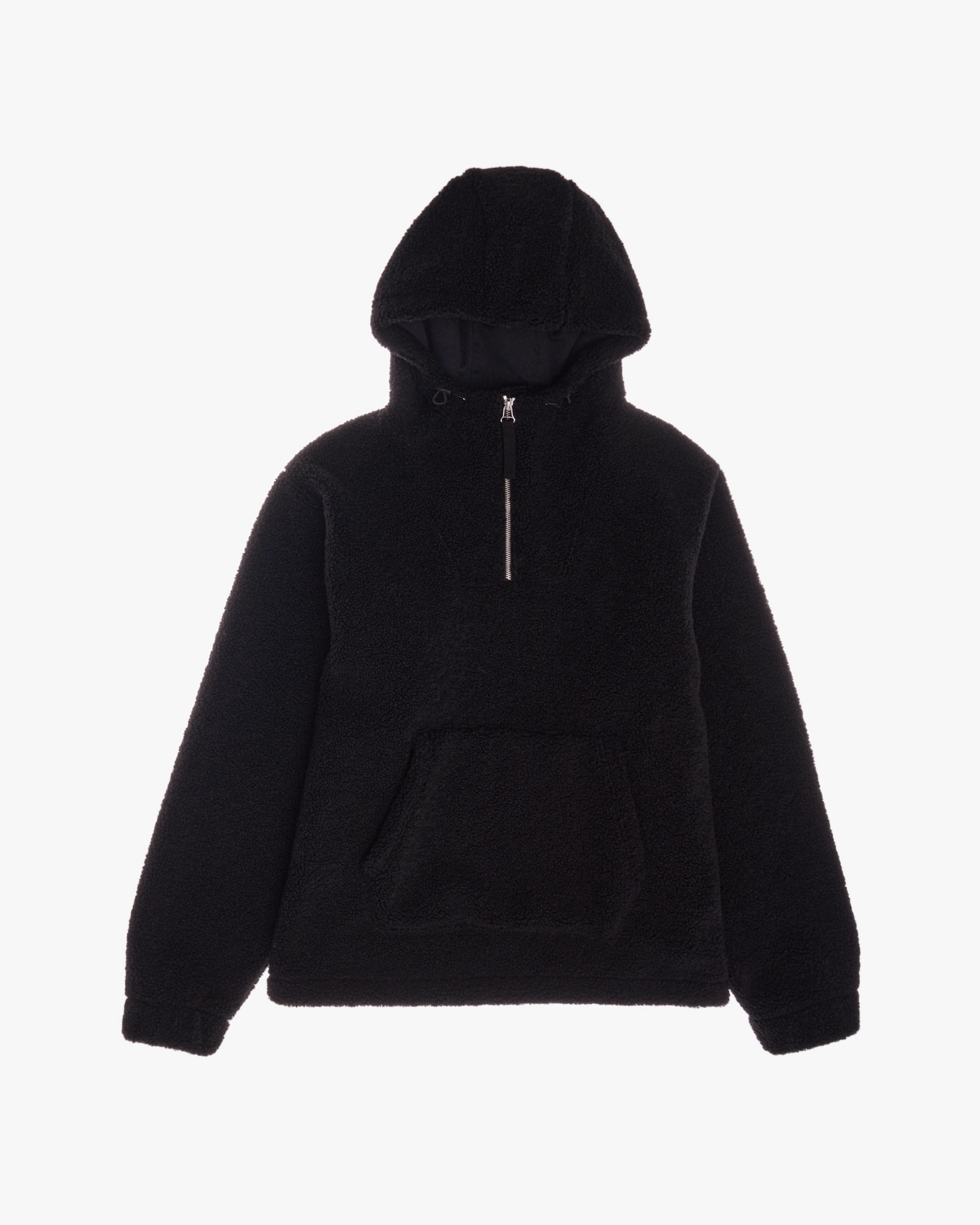 FLEECE HALF-ZIP HOODIE - 1