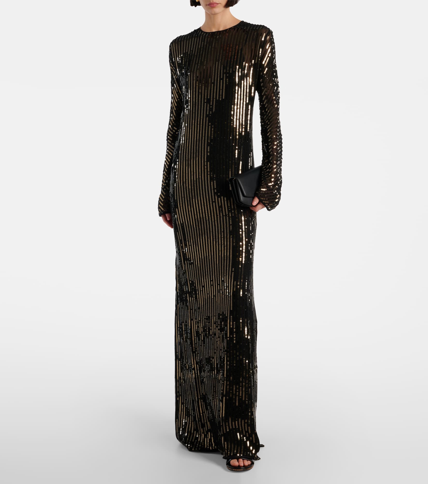 Sequined silk gown - 2