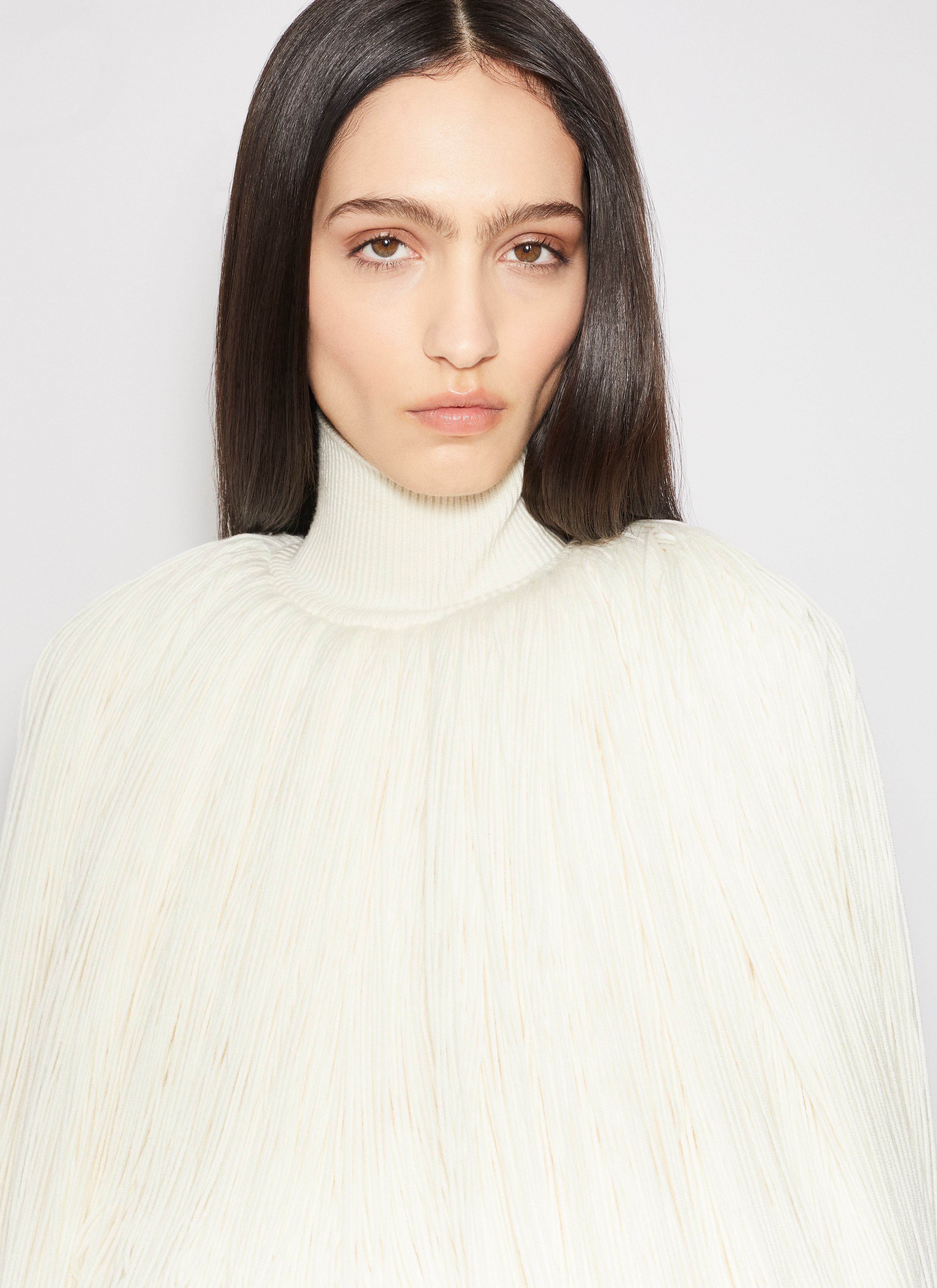 KNITTED FRINGES JUMPER - 6