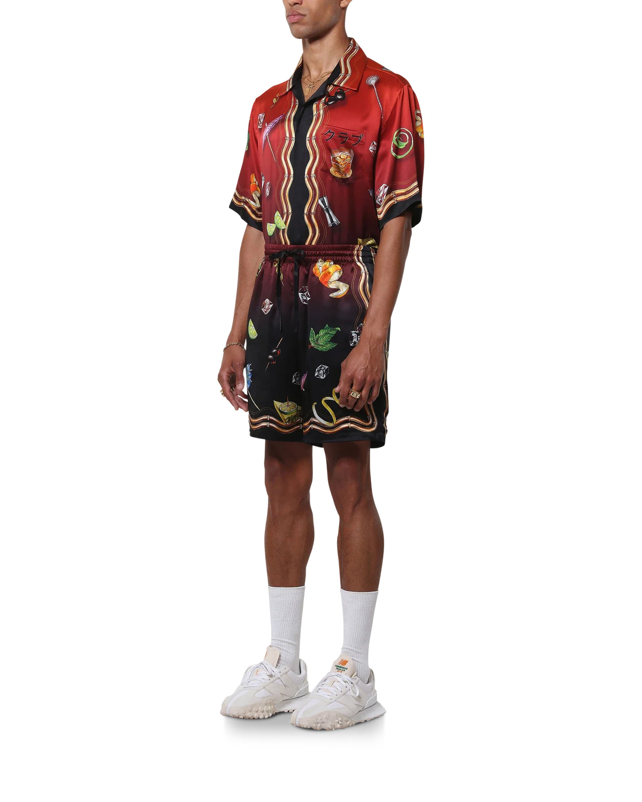 Casa Club Sunset Silk Shorts - 3