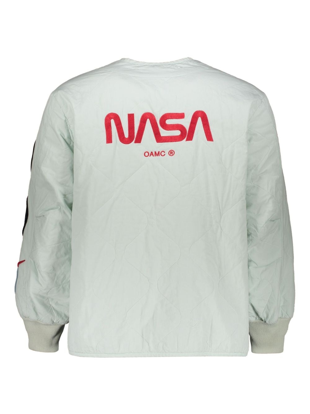 x NASA logo-appliqué bomber jacket - 2