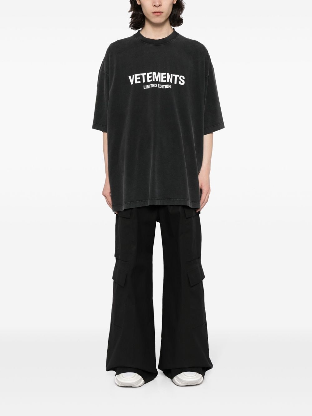 logo-print cotton T-shirt - 2