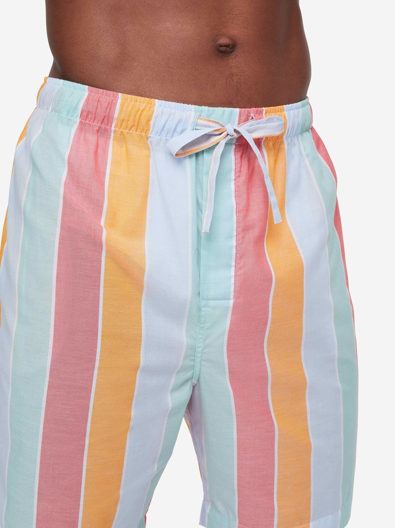 Men's Lounge Shorts Amalfi 18 Cotton Batiste Multi - 6
