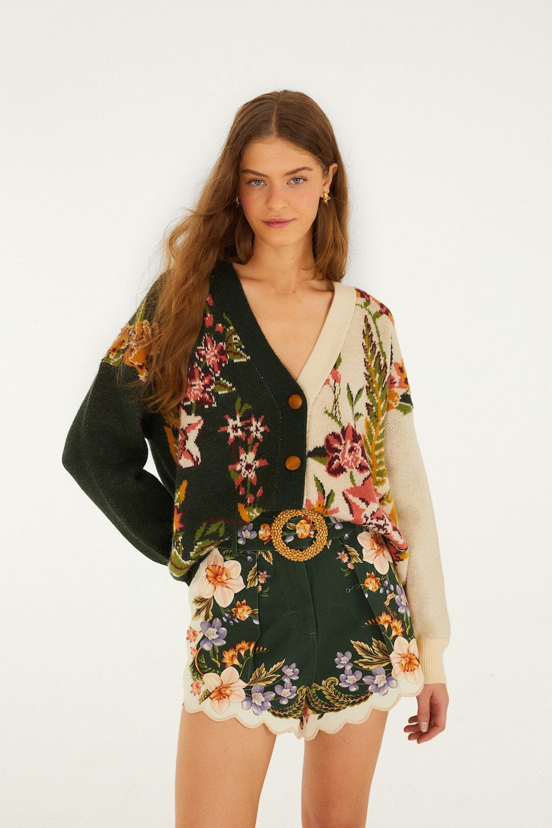 Mixed Nature Knit Cardigan 1
