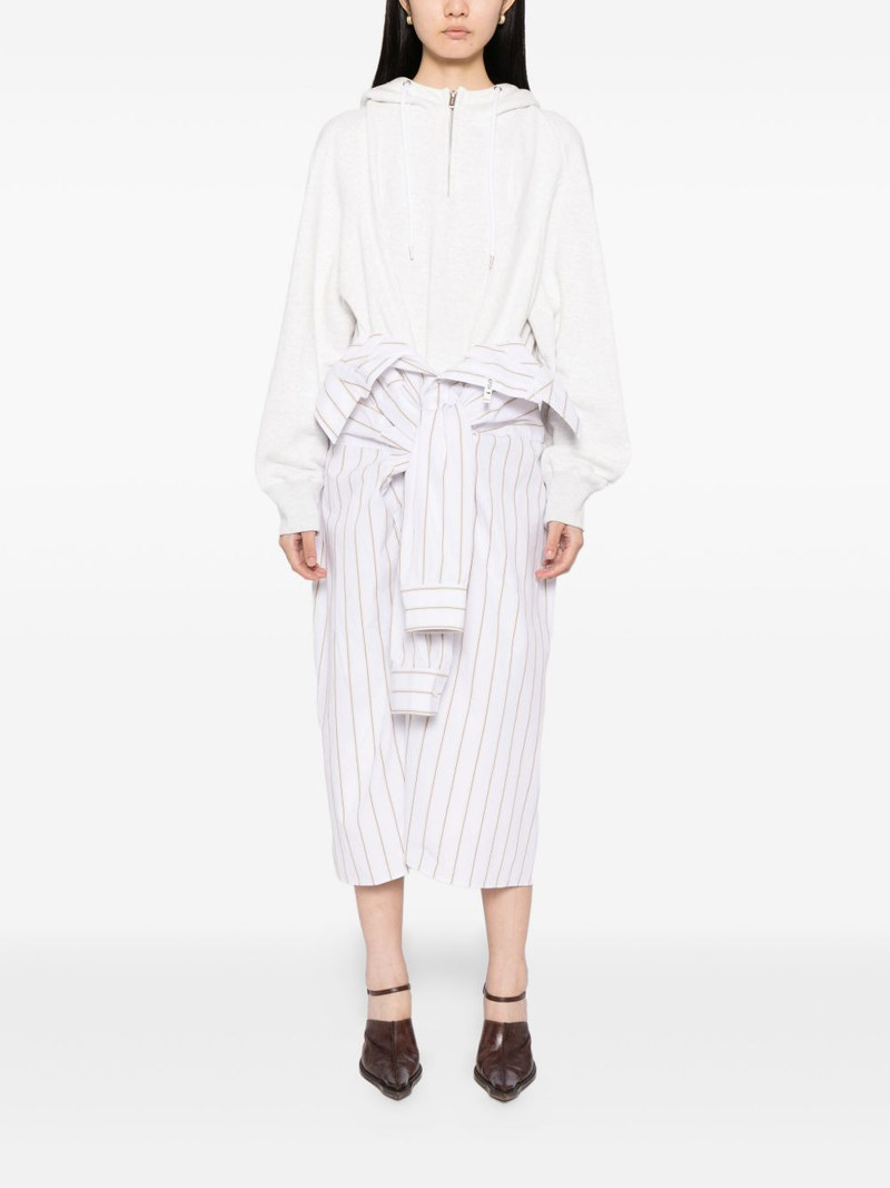 Maison MIHARAYASUHIRO combined hoodie dress outlook