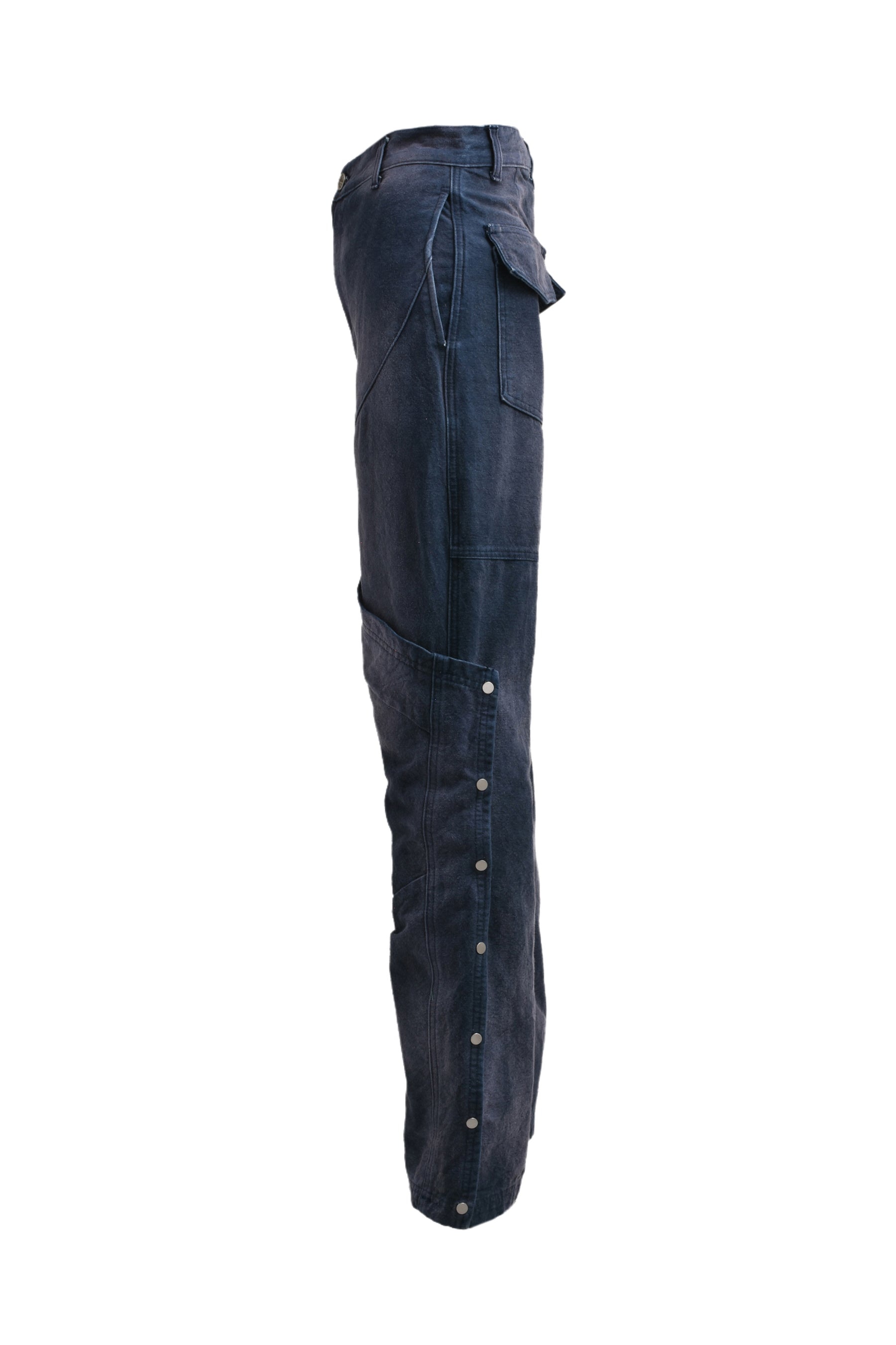 CANVAS PRAYER PANT / WASED NVY - 3