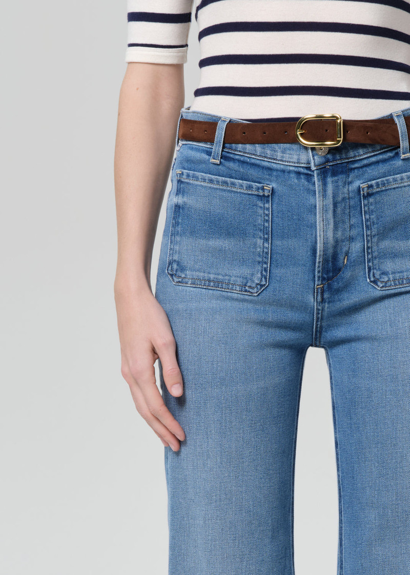 Citizens of Humanity Kimberly Patch Pocket Flare In Adore outlook